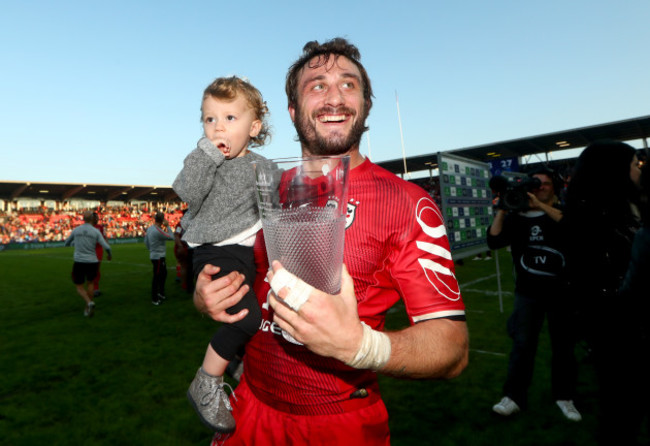 Maxime Médard celebrates