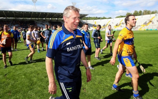 Donal Moloney celebrates after the game