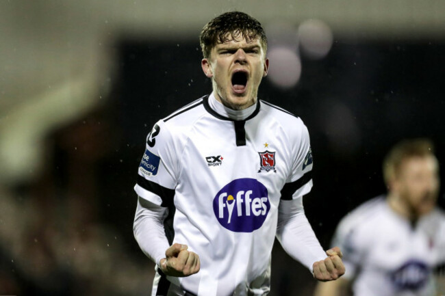 Sean Gannon celebrates winning