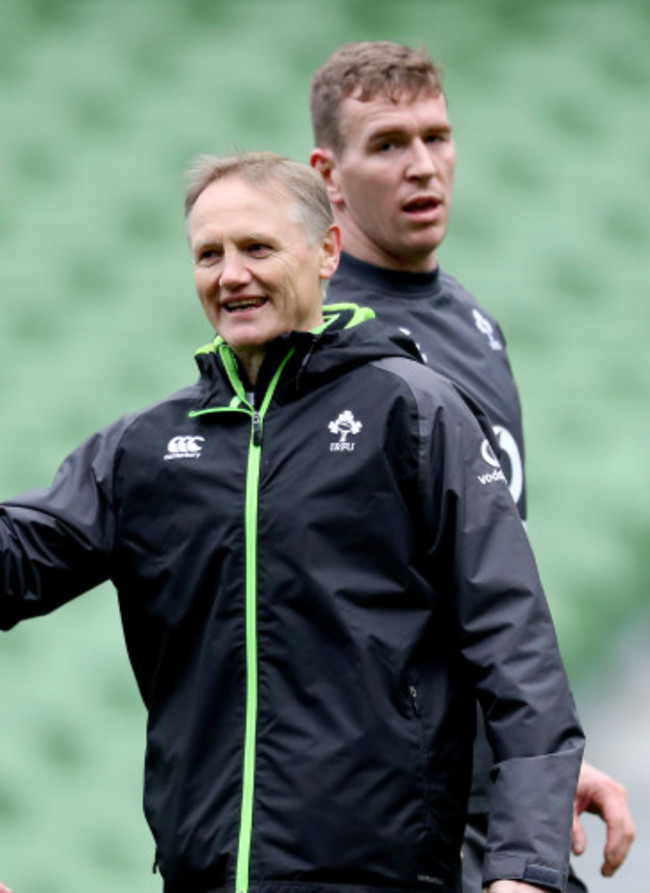 Joe Schmidt and Chris Farrell