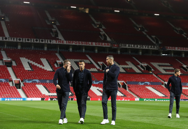 Juventus Press Conference and Pitch Walkaround - Old Trafford