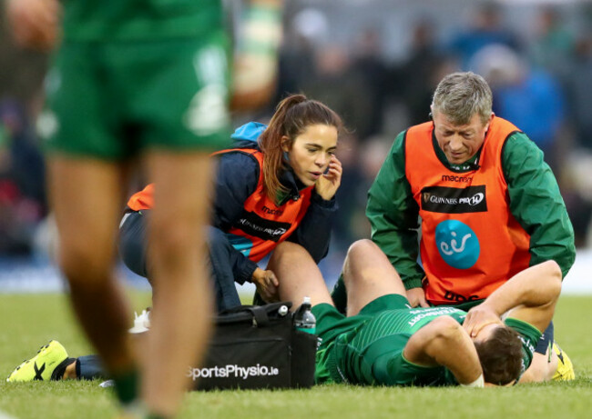 Craig Ronaldson treated by physio Orla Armstrong and Dr John O'Donnell