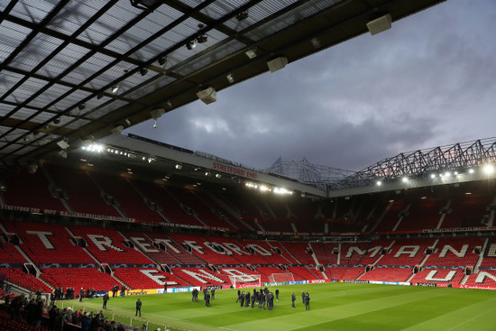 Juventus Press Conference and Pitch Walkaround - Old Trafford