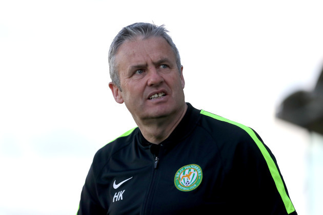 Bray Wanderers manager Harry Kenny