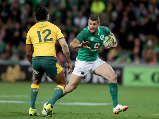 Rob Kearney with Kurtley Beale