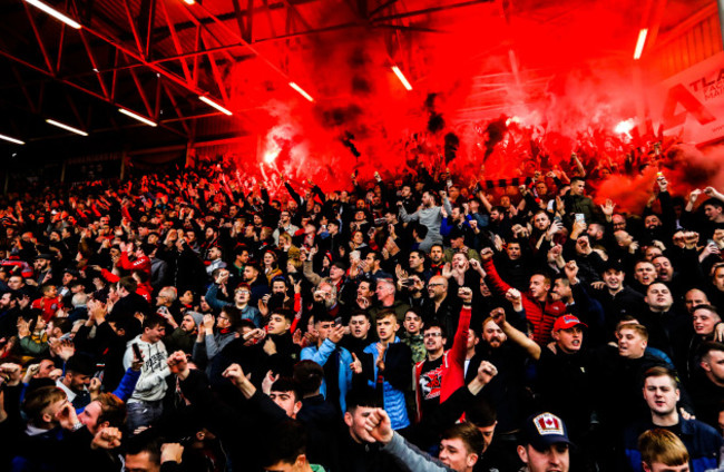 Bohemians fans before the game