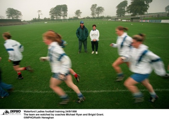 Waterford Ladies football training 24/9/1998