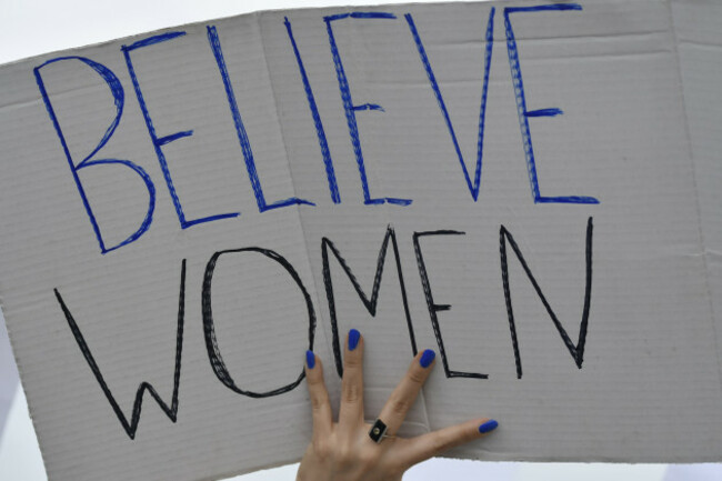 DC: Protesters Demonstrate Against Supreme Court Nominee Brett Kavanaugh