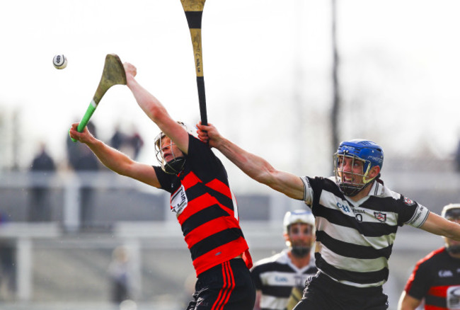 Mikey Mahony with Cormac Walsh