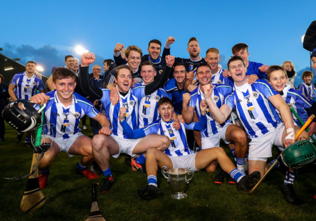 Ballyboden celebrate with the trophy