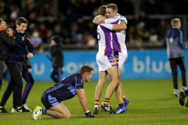 Mark Sweeney dejected at the final whistle
