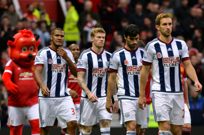 Soccer - Barclays Premier League - Manchester United v West Bromwich Albion - Old Trafford