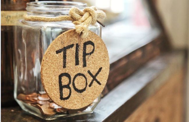 tip box