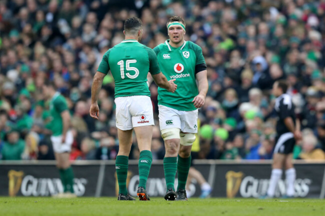 Rob Kearney and Peter O'Mahony