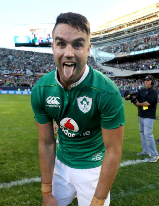 Conor Murray celebrates winning