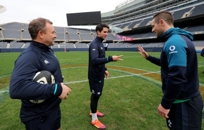 Richie Murphy with Joey Carbery and John Cooney