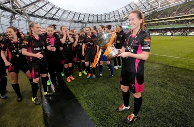 Kylie Murphy with the FAI Continental Tyres Women’s Cup