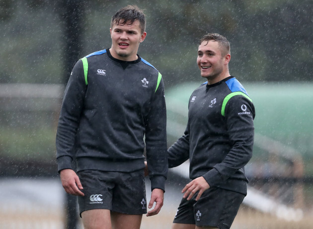 Jacob Stockdale and Jordan Larmour