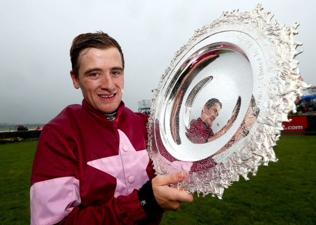 Mark Enright celebrates with the Galway Plate