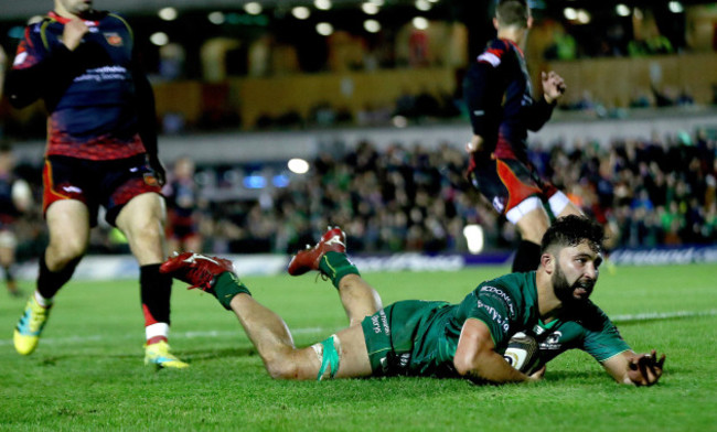 Colby Fainga’a scores his sides third try