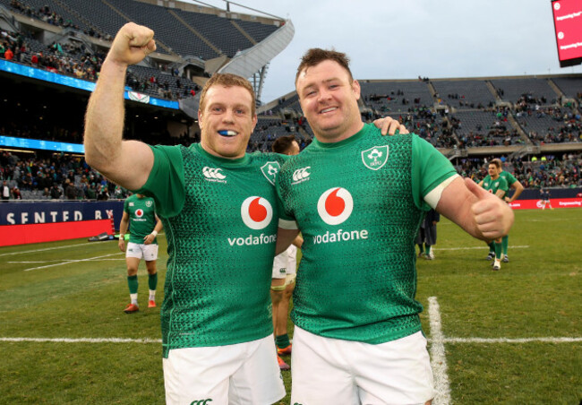 Sean Cronin and Dave Kilcoyne after the game