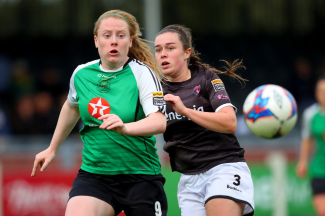 Orlaith Conlon with Amber Barrett