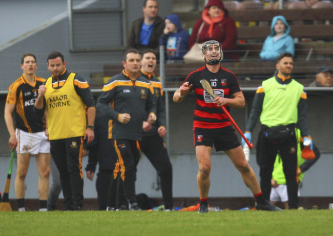 Pauric Mahony watches on as his shot goes over the bar