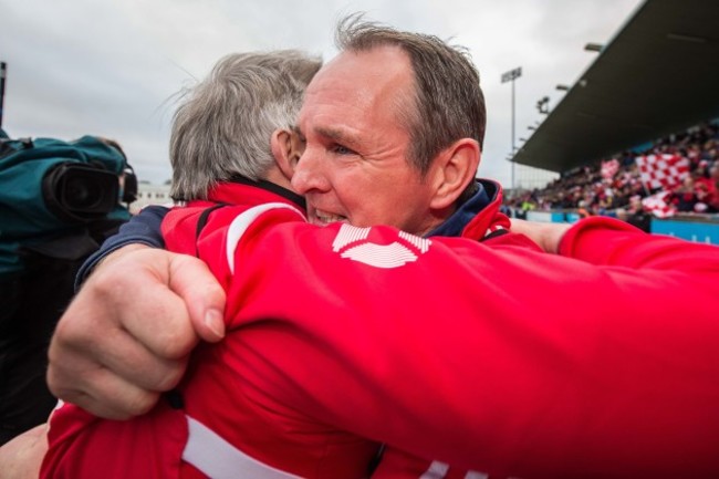 Cuala manager Mattie Kenny at the final whistle