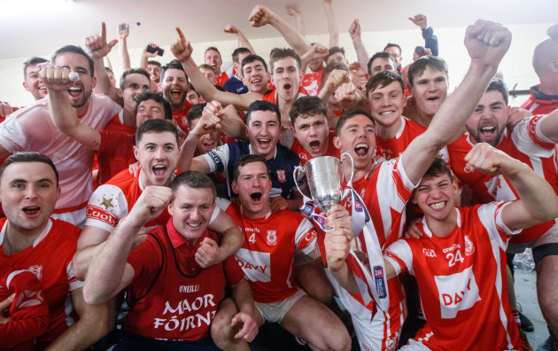 Cuala celebrate after the game