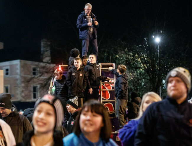 Fans at the homecoming