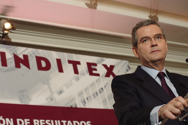 Inditex Group annual results in Madrid