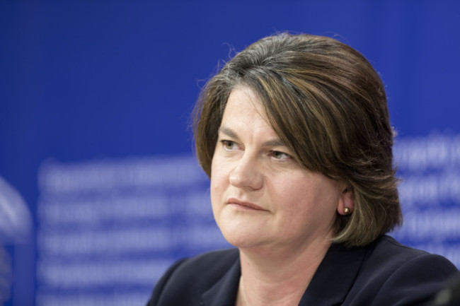 Arlene Foster At The EU Headquarters - Brussels