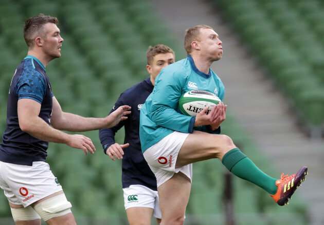 Peter O'Mahony and Keith Earls