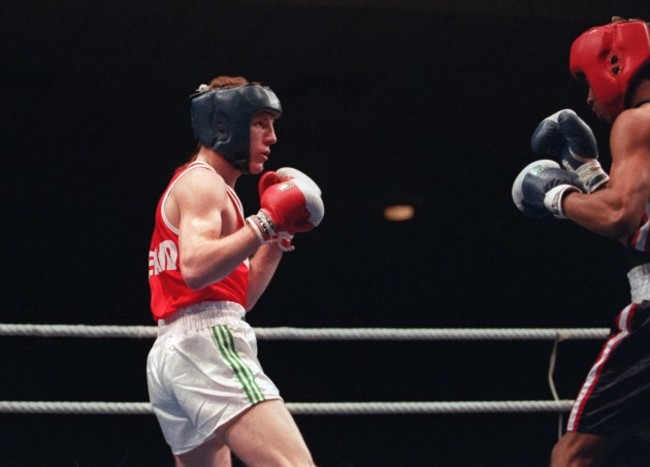 Eamon Magee and Shane Mosley 1992