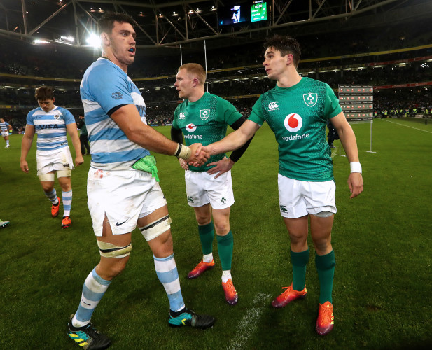 Matias Alemanno and Joey Carbery