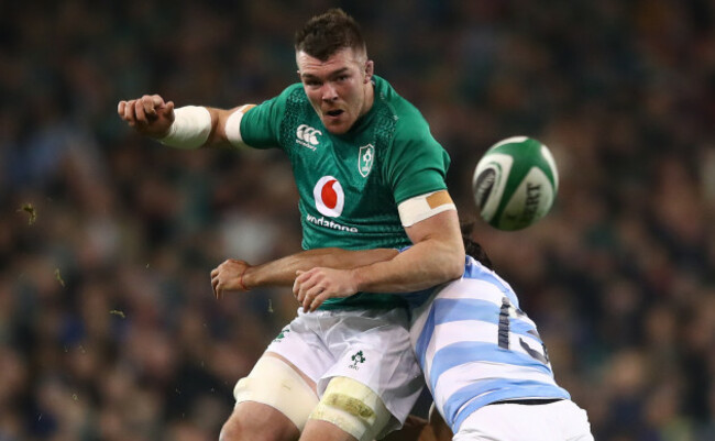 Peter O'Mahony and Matias Orlando