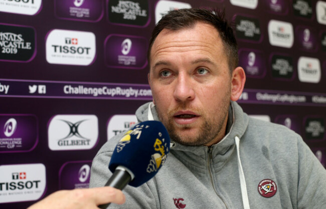 Rory Teague in the post match press conference