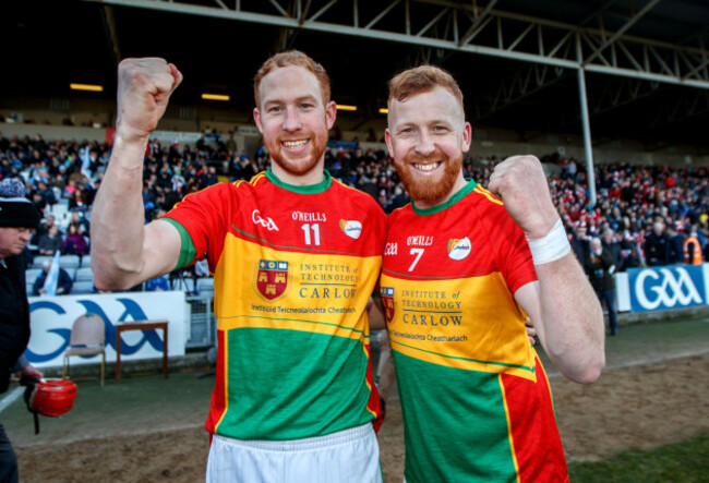 Paul Coady and Richard Coady celebrate