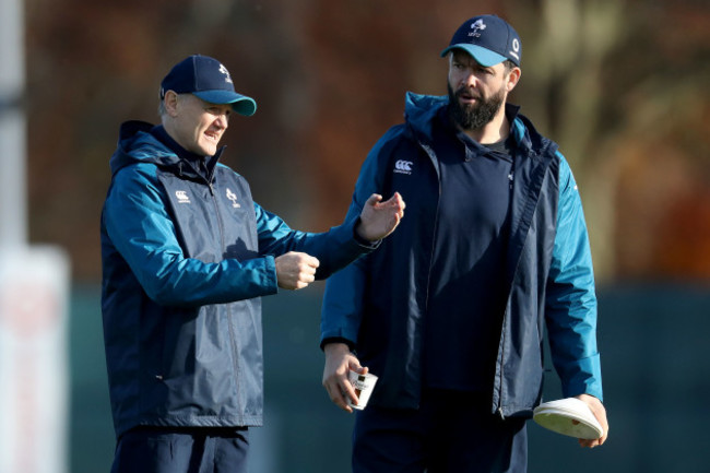 Joe Schmidt with Andy Farrell