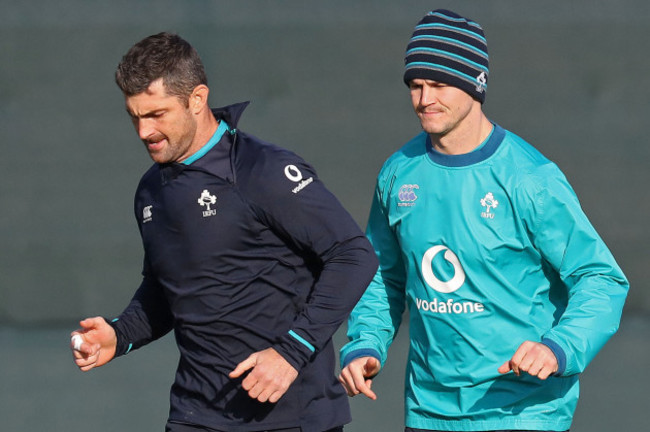 Rob Kearney and Jonathan Sexton