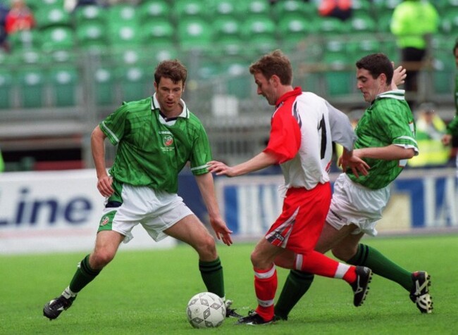 Keith Rowland/ Kenny Cunningham and Mark Kennedy 29/5/1999