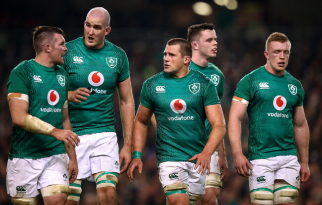 Peter O'Mahony, Devin Toner, CJ Stander, James Ryan and Dan Leavy