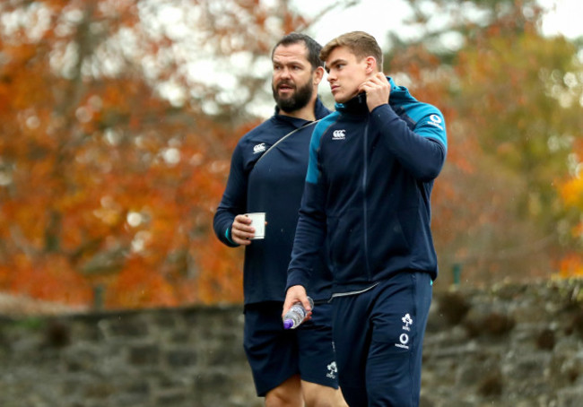 Andy Farrell and Garry Ringrose
