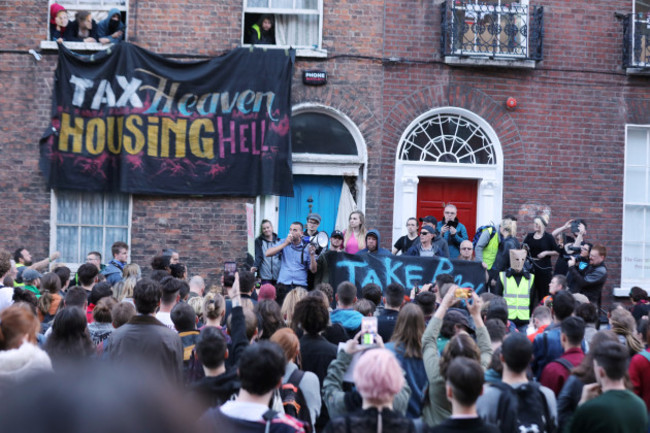 Take Back the City activists protest