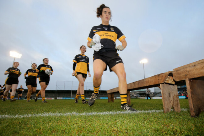Brid O’Sullivan takes a seat for the team photo