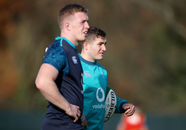 Dan Leavy and Jordan Larmour