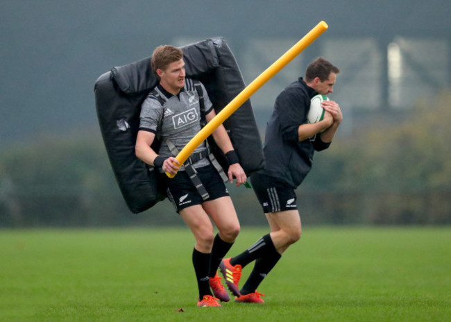 Jordie Barrett and Ben Smith