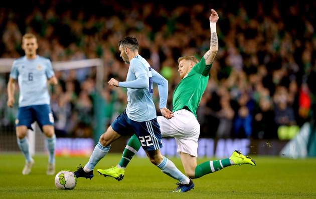 James McClean and Michael Smith