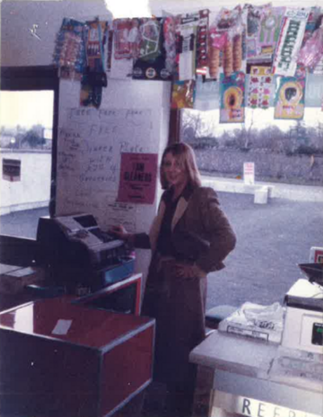Marie Tierney in the shop at Jenkinstown
