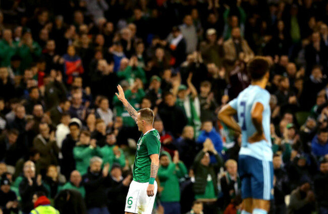 Glenn Whelan is substituted